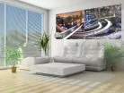 Párizs éjszaka poszter, fotótapéta (250 cm x 104 xm)