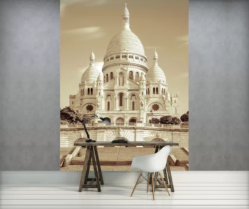Sacré Coeur (Szent Szív) bazilika poszter, fotótapéta, Vlies (206x275 cm, álló)