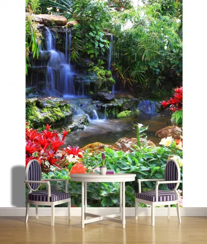 Vízesés poszter, fotótapéta (206 x 275 cm)