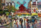 Moulin Rouge poszter, fotótapéta, Vlies (104 x 70,5 cm)