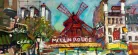 Moulin Rouge poszter, fotótapéta (250 cm x 104 xm)