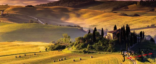 Toszkána poszter, fotótapéta (250 cm x 104 xm)