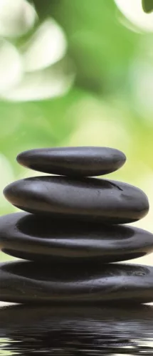 Spa Stones poszter, fotótapéta (91 x 211 cm)