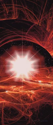 Cosmic Twist poszter, fotótapéta (91 x 211 cm)