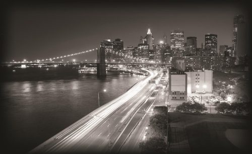 Brooklyn Bridge poszter, fotótapéta, Vlies (416 x 254 cm)