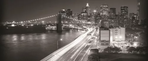 Brooklyn Bridge poszter, fotótapéta (250 x 104 cm)