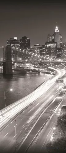 Brooklyn Bridge poszter, fotótapéta (91 x 211 cm)