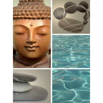 Buddha poszter, fotótapéta (184 x 254 cm)