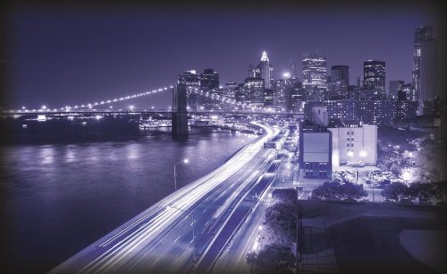Brooklyn Bridge poszter, fotótapéta Vlies (254 x 184 cm)