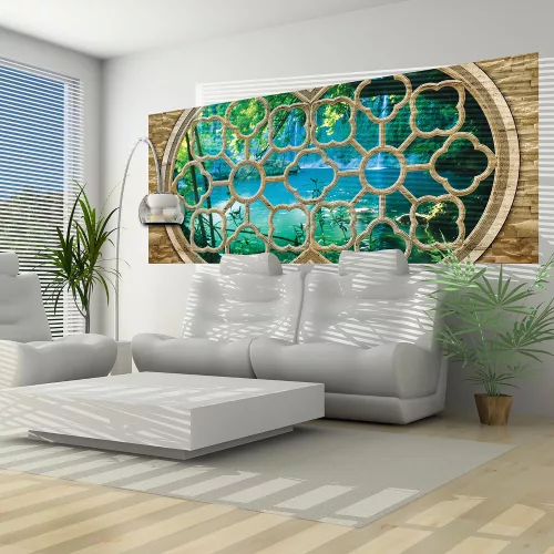 Vízesés poszter, fotótapéta (250 cm x 104 xm)