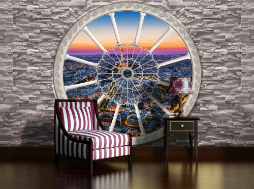 Kilátás Párizsra poszter, fotótapéta