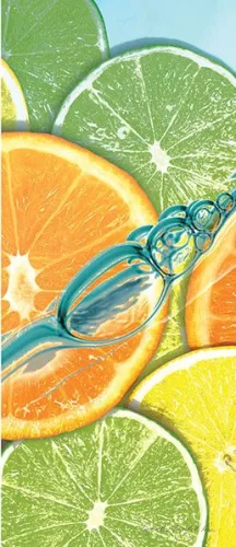 Lime poszter, fotótapéta (91 x 211 cm)