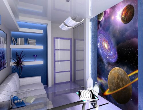 Galaxis poszter, fotótapéta, Vlies (206x275 cm, álló)