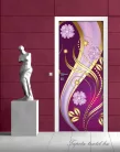 Virág minta poszter, fotótapéta (91 x 211 cm)