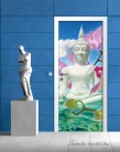 Buddha poszter, fotótapéta (91 x 211 cm)