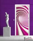 Absztrakt 3D öntapadós poszter, fotótapéta (91 x 211 cm)