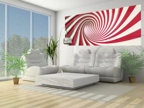 Absztrakt 3D poszter, fotótapéta (250 x 104 cm)