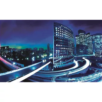 Párizs éjszaka poszter, fotótapéta