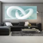 Absztrakt 3D poszter, fotótapéta (250 x 104 cm)