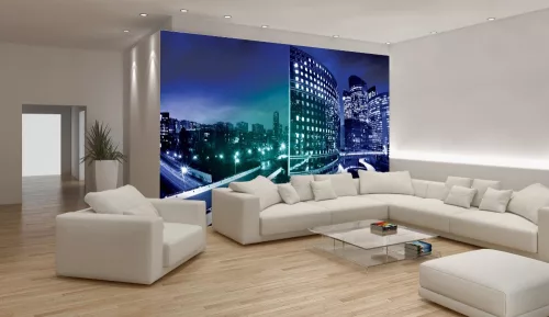 Párizs éjszaka poszter, fotótapéta