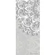 Modern virág minta poszter, fotótapéta (91 x 211 cm)