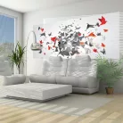 Absztrakt poszter, fotótapéta (250 x 104 cm)