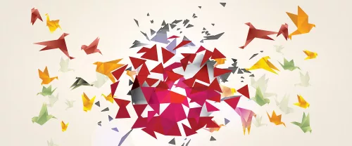 Absztrakt minta poszter, fotótapéta (250 x 104 cm)
