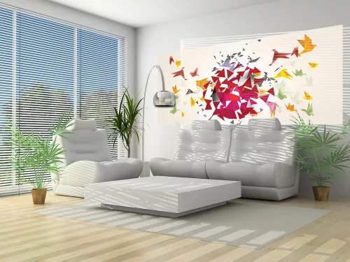 Absztrakt minta poszter, fotótapéta (250 x 104 cm)