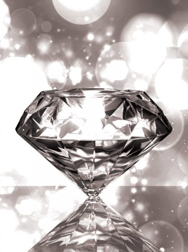 Gyémánt poszter, fotótapéta, Vlies  (206x275 cm, álló)