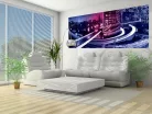 Párizs éjszaka poszter, fotótapéta (250 cm x 104 xm)