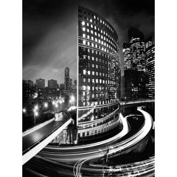   Párizs éjszaka poszter, fotótapéta, Vlies (184x254 cm, álló)