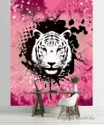 Tigris vlies poszter, fotótapéta (206 x 275 cm)