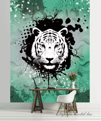 Tigris vlies poszter, fotótapéta (206 x 275 cm)