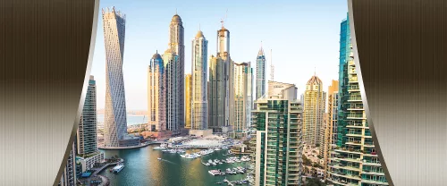 Dubai poszter, fotótapéta (250 x 104 cm)