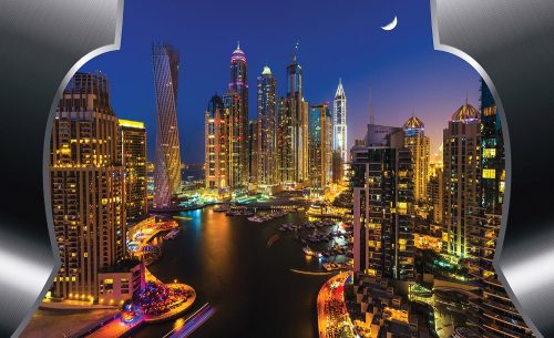 Dubai poszter, fotótapéta Vlies (368 x 254 cm)