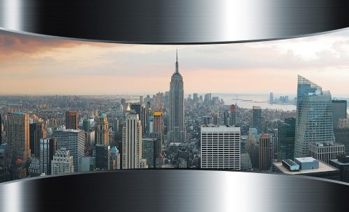 New York poszter, fotótapéta Vlies (152,5 x 104 cm)