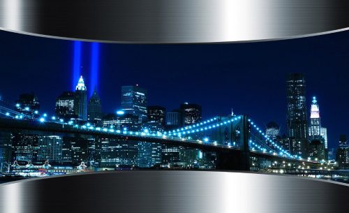 Brooklyn Bridge poszter, fotótapéta Vlies (312 x 219 cm)
