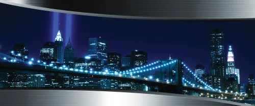 Brooklyn Bridge poszter, fotótapéta (250 x 104 cm)