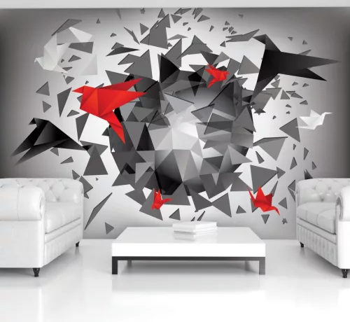 Origami poszter, fotótapéta