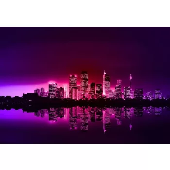 Night City Light poszter, fotótapéta