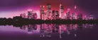 Night City Light poszter, fotótapéta (250 cm x 104 xm)