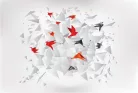 Origami poszter, fotótapéta