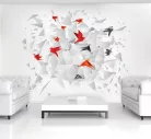 Origami poszter, fotótapéta