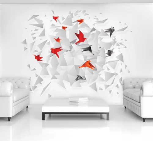 Origami poszter, fotótapéta