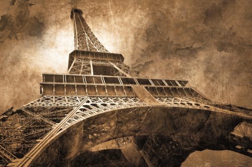 Eiffel-torony poszter, fotótapéta Vlies (152,5 x 104 cm)