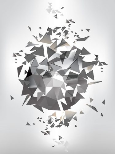 Origami poszter, fotótapéta, Vlies  (184x254 cm, álló)