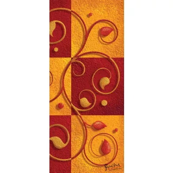 Virág minta öntapadós poszter, fotótapéta (91 x 211 cm)