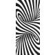 Absztrakt 3D poszter, fotótapéta (91 x 211 cm)