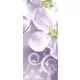 Virág minta poszter, fotótapéta (91 x 211 cm)