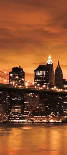 Brooklyn Bridge poszter, fotótapéta (91 x 211 cm)